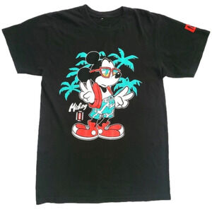 Disney X Neff Black Palm Tree Mickey T-shirt